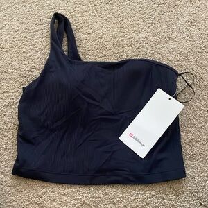 Lululemon Ribbed Nulu Assymetrical Yoga Tank, Size 6, NWT